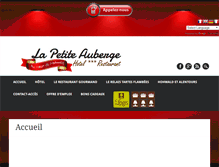 Tablet Screenshot of lapetiteauberge-hohwald.com